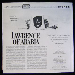 Maurice Jarre Lawrence of Arabia LP