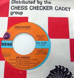Bo Diddley 45 Infatuation Bo Diddley Itis Near Mint