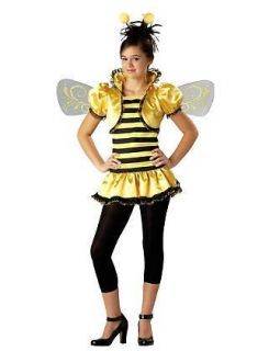 Honey Bee Bolero Costume Girls Tween Teen Jr Bumble Bee