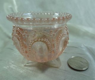 Boyd Gypsy Pot Toothpick Holder Cider Carnival Glass Witches Pot