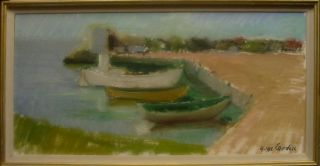 Original oil painting on canvas from the first part of 20C. Signed 
