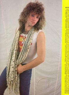 Bon Jovi 1986 Slippery When Wet Tour Concert Program Programme Book 