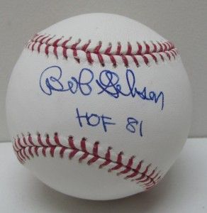 Bob Gibson Autographed St Louis Cardinal MLB Rawlings Baseball SI