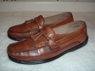 Borelli Casual Leather Loafers Mens Used Shoes 11 M