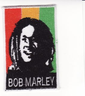 Bob Marley One Love Embroidered Iron on Patch B25