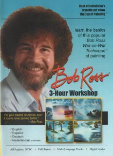 Bob Ross Joy of Painting Series 3 Hour Workshop DVD