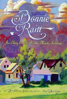 Bonnie Raitt Jon Cleary Warfield Concert Poster BGP283