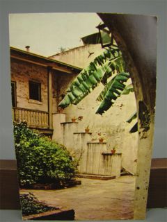 Vintage Postcard Bosque Courtyard New Orleans La Used
