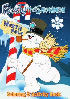 Frosty The Snowman Coloring Activity Book