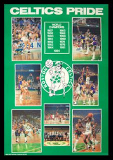 Boston Celtics Celtics Pride 1984 Champs Vintage Poster
