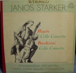 Janos Starker Haydn Boccherini LP Vinyl Angel s 35725