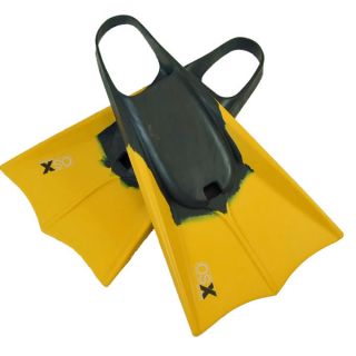 Short Fins Bodyboarding Bodyboard Flippers Yellow Small