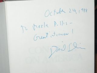 Contract on America Mafia Murder of JFK David E Scheim Autographed 