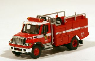 Boley 4503 71 IH 2 Axle CDF Fire Truck CA Dept of Forestry 1 87 HO 