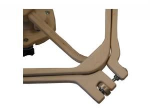   Hoop 24 Hand Quilting Frame Birch Stand Swivel Angle Rotate 8