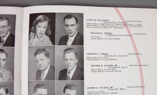 1951 Northeastern University Yearbook Boston Cauldron