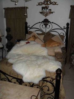 features bowron sheepskin ivory pelt rug is handmade genuine sheepskin 