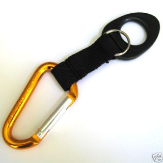 Carabiner Keychain Water Bottle Holder Gold Car Keys 1