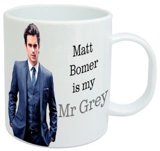 Matt Bomer Suit Is My Mr Grey 50 Shades of Grey Mug Secret Santa 