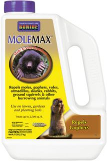 Bonide 691 5lb Mole Max Vole Gopher Repellent Granules