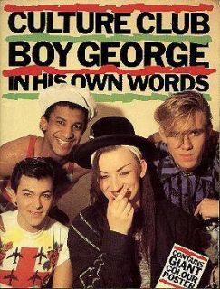 BOY GEORGE CULTURE CLUB   Lot Of 4 Softcover Fan Books 1980s