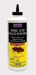 Bonide Products Boric Acid Roach Powder 1 Pound Bottles New 4 Bottles 