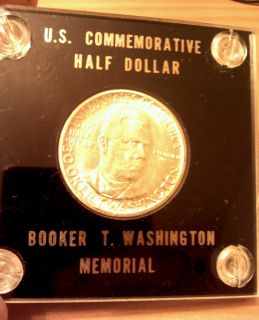 1951 Commemorative Booker T Washington Half Dollar 90 Silver Coin