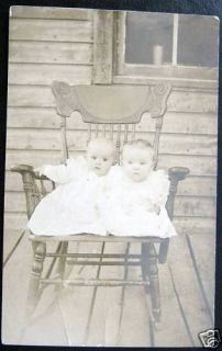 Bowling Green KY 1900s Baby Babies Rocking Chair RPPC