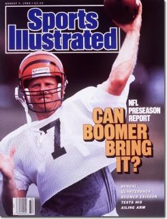 August 7 1989 Boomer Esiason Sports Illustrated