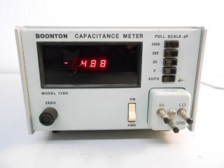 R95954 Boonton Electronics Model 72BD Capacitance Meter Full Scale PF 
