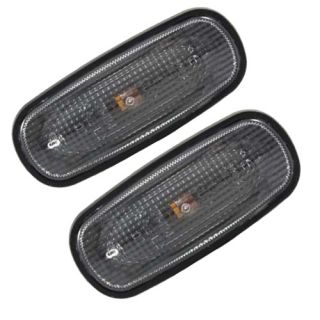 Land Rover Defender 2003 Onwards Clear Side Repeater Indicator Lenses 