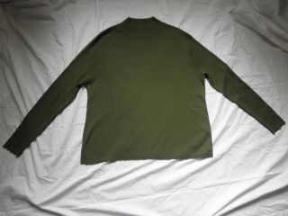 Coldwater Creek Dark Green Sweater Ribbed Womens Size 1x XL Stretches 