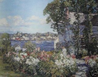 At Boothbay Harbor by Edward Redfield
