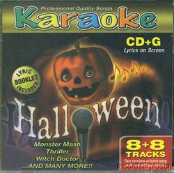 Halloween Karaoke CD G Monster Mash Thriller Witch Doctor Time Warp 