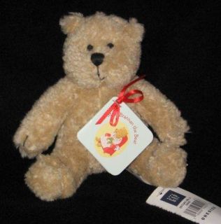 Tan Baby Gap Logo Brannan The Teddy Bear Small Lovey Lovie Plush Toy 6 