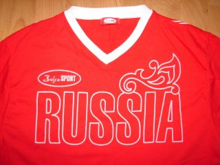 Bosco 2010 Olympics Russia Russian Team T Shirt XL