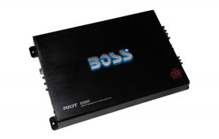 Boss Audio R2000M New 2000W MOSFET Monoblock Power Amplifier Remote 