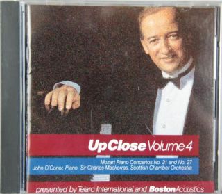   Vol.4 John OConnor Mozart Ctos TELARC & BOSTON ACOUSTICS Promo CD