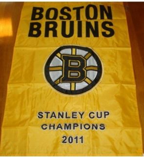 Boston Bruins Stanley Cup 2011 Championship Banner