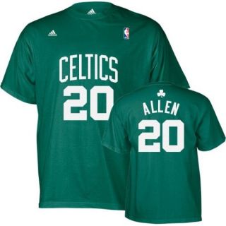 Boston Celtics Ray Allen Green Jersey T Shirt Sz XL