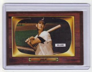 1955 Color TV #408 Ted Williams Boston Red Sox hall of fame outfielder 