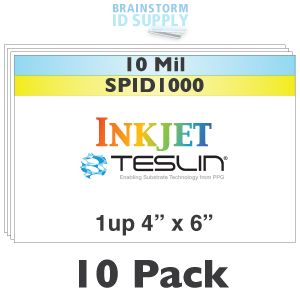 ID Card Kit for Inkjet   Makes 10 PVC Like ID Cards   Includes 