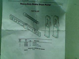 OTC 6980 Heavy Duty Brake Drum and Rotor Puller