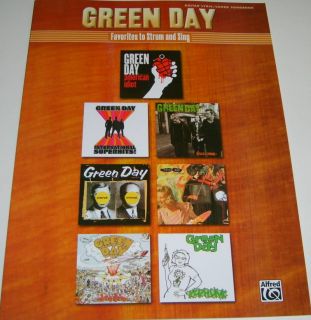 Green Day Favorites Strum Sing Guitar Lyrics Chords BK