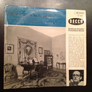   Chopin Klavierkonzert E Minor Decca 10 inch German Adrian Boult