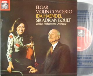 Ida Haendel Elgar Violin CTO Boult EMI Angel ASD 3598