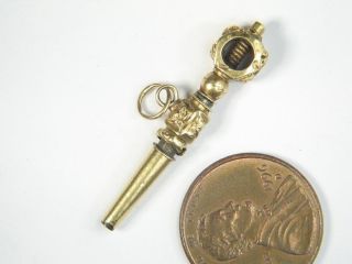 Antique English Gold Breguet Type Tipsy Watch Key C1800