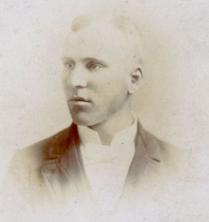 19th Century Bottomley Pueblo Co Handsome Man Photo
