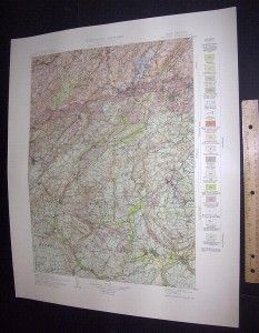 1911 Map Hackettstown Hopatcong NJ Dover Wharton Raritan Boundbrook 