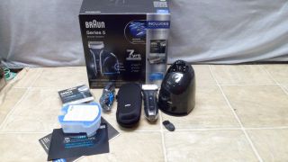braun series 5 565cc shaver system black and silver